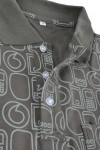 P499 black and grey polo shirt