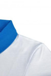 P504 white and blue polo shirts