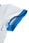 P504 white and blue polo shirts