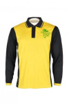 P506 yellow and black polo shirt