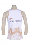 VT106 Mens White Vest Tops