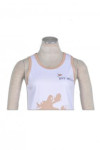 VT106 Mens White Vest Tops