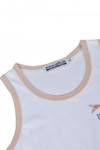 VT106 Mens White Vest Tops