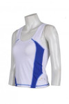 VT108 Womens White Vest Tops