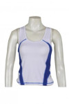 VT108 Womens White Vest Tops