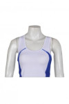 VT108 Womens White Vest Tops