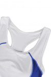 VT108 Womens White Vest Tops