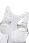 VT108 Womens White Vest Tops