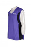 VT120  Mens Designer VestsTeam Printed Vest Purple Contrast Black Tank Top