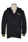 Z135 black zip up sweaters
