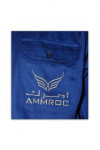 D066 OEM Uniforms Reflective Workwear Blue Long Sleeve Shirt with Logo Embroidery