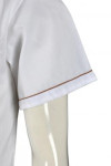 KI070 White Half Sleeve Chef Coat Mens Cooking Uniforms
