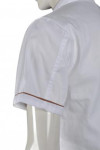 KI070 White Half Sleeve Chef Coat Mens Cooking Uniforms