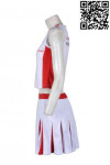 CH96 Group Pleated Skirt Order The Vest Lapel Cheerleaders Cheerleading Outfit Design Suit Personality Logo Printing Cheerleaders Cheerleading Suit Suit Website