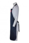 AP044 Novelty Aprons for Men Dark Blue Apron Uniforms with Adjustable Neck Strap & 2 Side Pockets