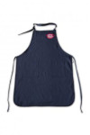 AP044 Novelty Aprons for Men Dark Blue Apron Uniforms with Adjustable Neck Strap & 2 Side Pockets