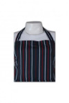 AP042 Custom Design Cooking Aprons for Women Multi Color Pinstripe Apron Uniforms with Large Front Pocket for Painters Hairdressers