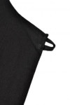 AP048 Custom Made Kitchen Aprons for Men Basic Black Crossback Bib Apron Uniforms with Large Pocket and Towel Loop 