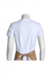 AP051 Personalized Chef Aprons Tan Short Apron with Large Pocket Catering Waiters Waitress Uniforms