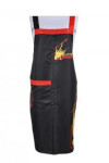 AP053 Customised Christmas Aprons for Adults H-Back Bib Apron Uniforms for F&B Business Corporate Events Functions