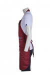 AP054 Custom Order Dark Red Aprons for Women 