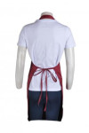 AP054 Custom Order Dark Red Aprons for Women 