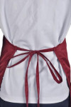 AP054 Custom Order Dark Red Aprons for Women 