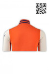 Z236 Go To Buy Orange And White Baseball Jacket