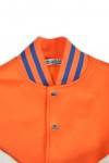 Z236 Go To Buy Orange And White Baseball Jacket