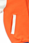 Z236 Go To Buy Orange And White Baseball Jacket