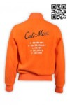 Z237  Orange Baseball Jacket With LOGO