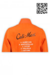 Z237  Orange Baseball Jacket With LOGO