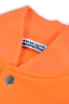 Z237  Orange Baseball Jacket With LOGO