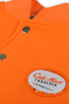 Z237  Orange Baseball Jacket With LOGO