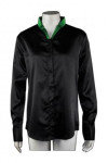 Martial002 Custom Design Unisex Black Martial Arts Silk Shirts Chinese Kung Fu Tang Suit 