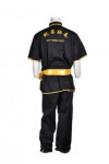 Martial003 Bespoke Unisex Black Satin Martial Arts Suits Chinese Traditional Short Sleeves Shirt with Pants Belt Set