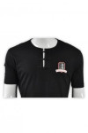 Martial008 Personalised Traditional Black Kong Fu T-shirts with Printed Logo Chinese Martial Arts Training Uniform