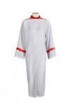CHR001 Choir Robe Stoles Church Choir Gowns with Red Crosses Chorister Robes Women's Clergy Attire
