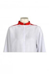 CHR001 Choir Robe Stoles Church Choir Gowns with Red Crosses Chorister Robes Women's Clergy Attire