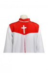 CHR001 Choir Robe Stoles Church Choir Gowns with Red Crosses Chorister Robes Women's Clergy Attire