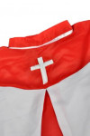 CHR001 Choir Robe Stoles Church Choir Gowns with Red Crosses Chorister Robes Women's Clergy Attire