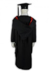 DA007 Academic Dress Long Sleeve with Mortar Board Toga Cap