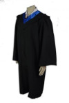 DA008 Blue Satin Ribbon Academic Dress Law Graduation Robes