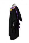 DA009 Academic Dress 1/2 Sleeve Graduation Cloak Degree Convocation Dress