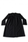 DA009 Academic Dress 1/2 Sleeve Graduation Cloak Degree Convocation Dress