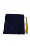 DA010 Dark Blue Academic Dress Long Sleeve Commencement Gown Science Gown