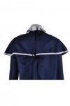 DA011  blue graduation gowns top shirt with bow