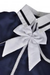 DA011  blue graduation gowns top shirt with bow