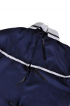 DA011  blue graduation gowns top shirt with bow