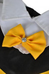DA012  yellow graduation gowns with bow